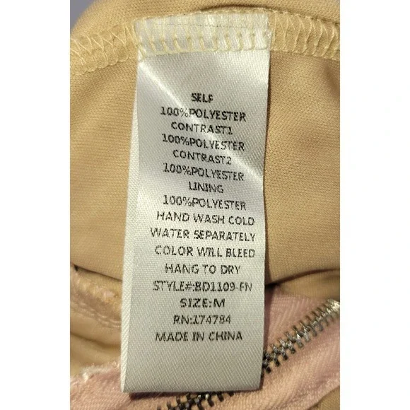 Fashion Nova Pink Crochet Lace Strapless Maxi Dress w/Built-in Shorts - Picture 8 of 9